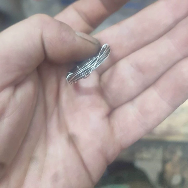 سیم نقره عیار 925 وزن ده گرم