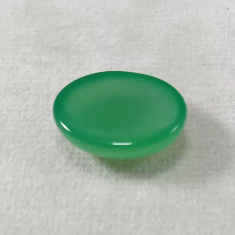 نگین عقیق سبز معدنی رنگ شارژ