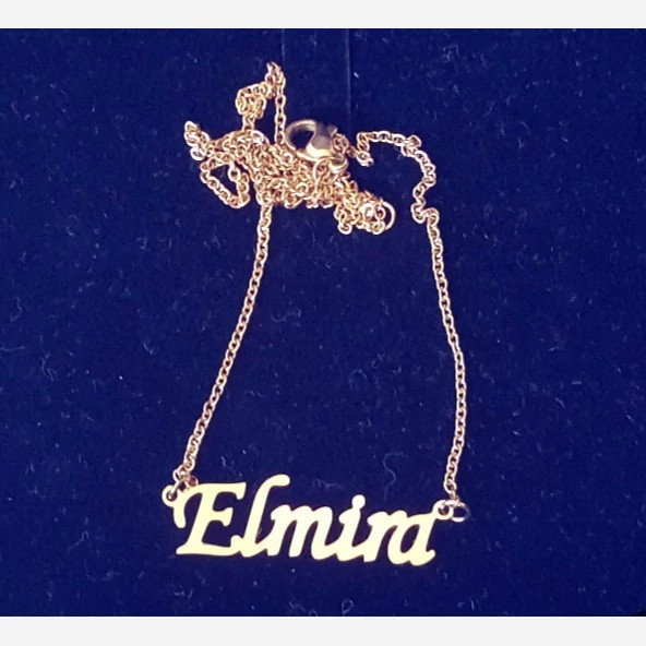 گردنبند زنانه مدل اسم المیرا به لاتین Elmira