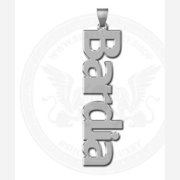 پلاک اویز نقره مدل اسم بردیا به لاتین Bardia