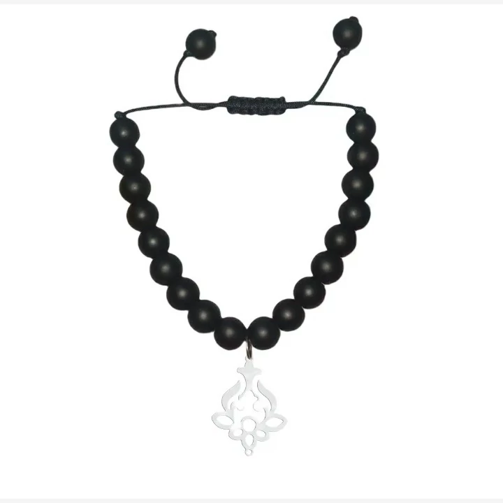 دستبند نقره اسپرت طرح دار 4