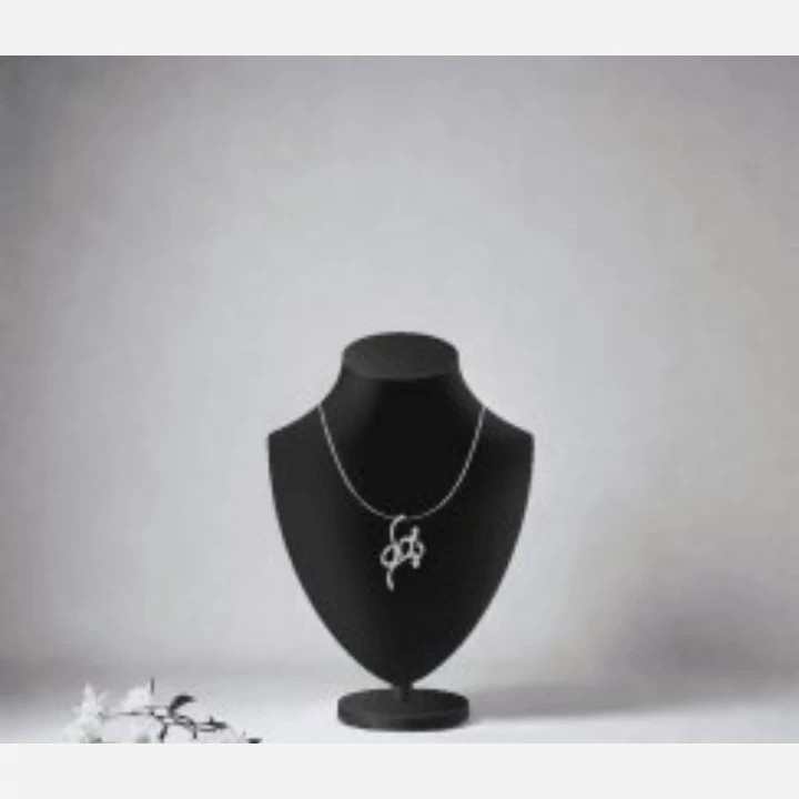 گردنبند نقره طرح اسم بتول همراه با زنجیر نقره عیار 925