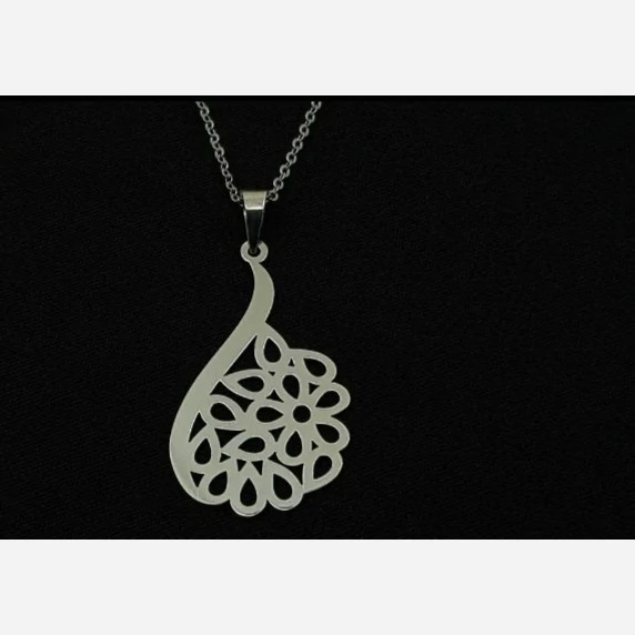 گردن بند نقره زنانه طرح اسلیمی