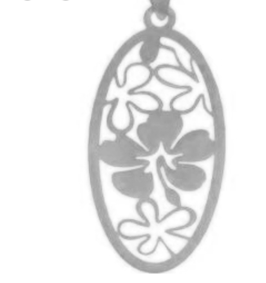 پلاک اویز نقره مدل 14