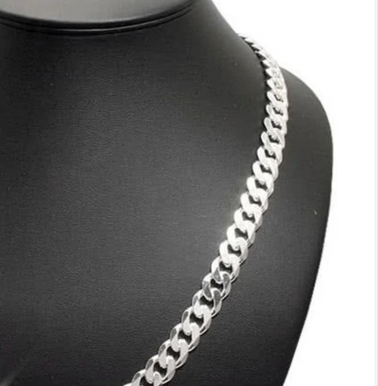 گردنبند کارتیر مردانه نقره عیار 925