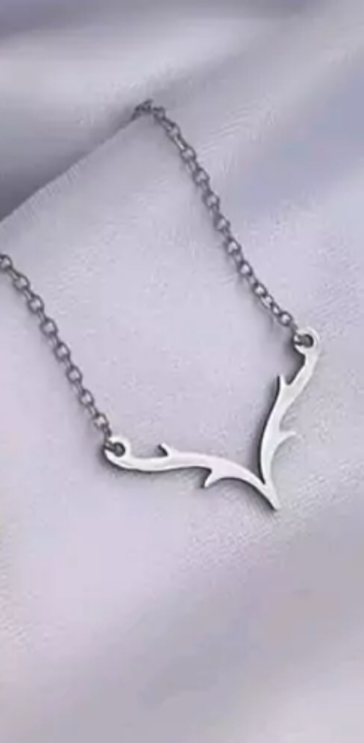 گردنبند اسپرت نقره مدل شاخ گوزن