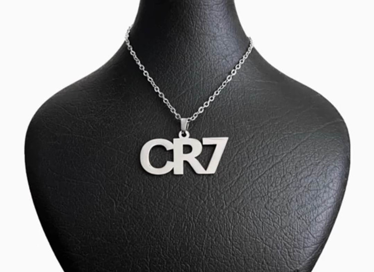 گردنبند نقره ورزشی مدل CR7 رونالدو