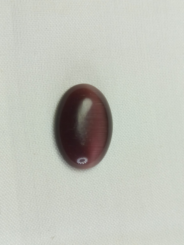 نگین چشم گربه بنفش تیره