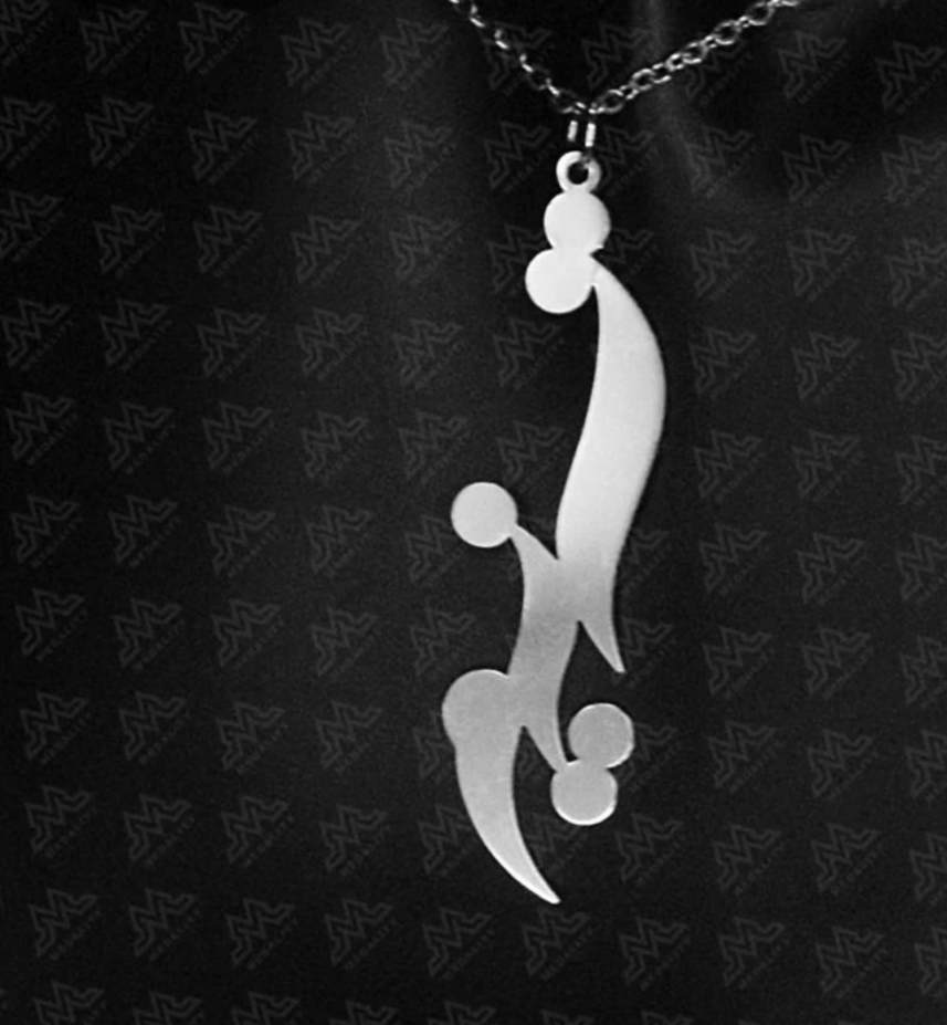 گردنبند نقره مدل اسم تسنیم همراه با زنجیر نقره عیار 925