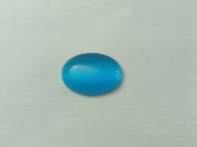 نگین چشم گربه آبی رنگ زیبا