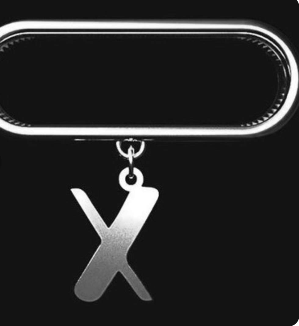 اویز ساعت نقره دستساز مدل X