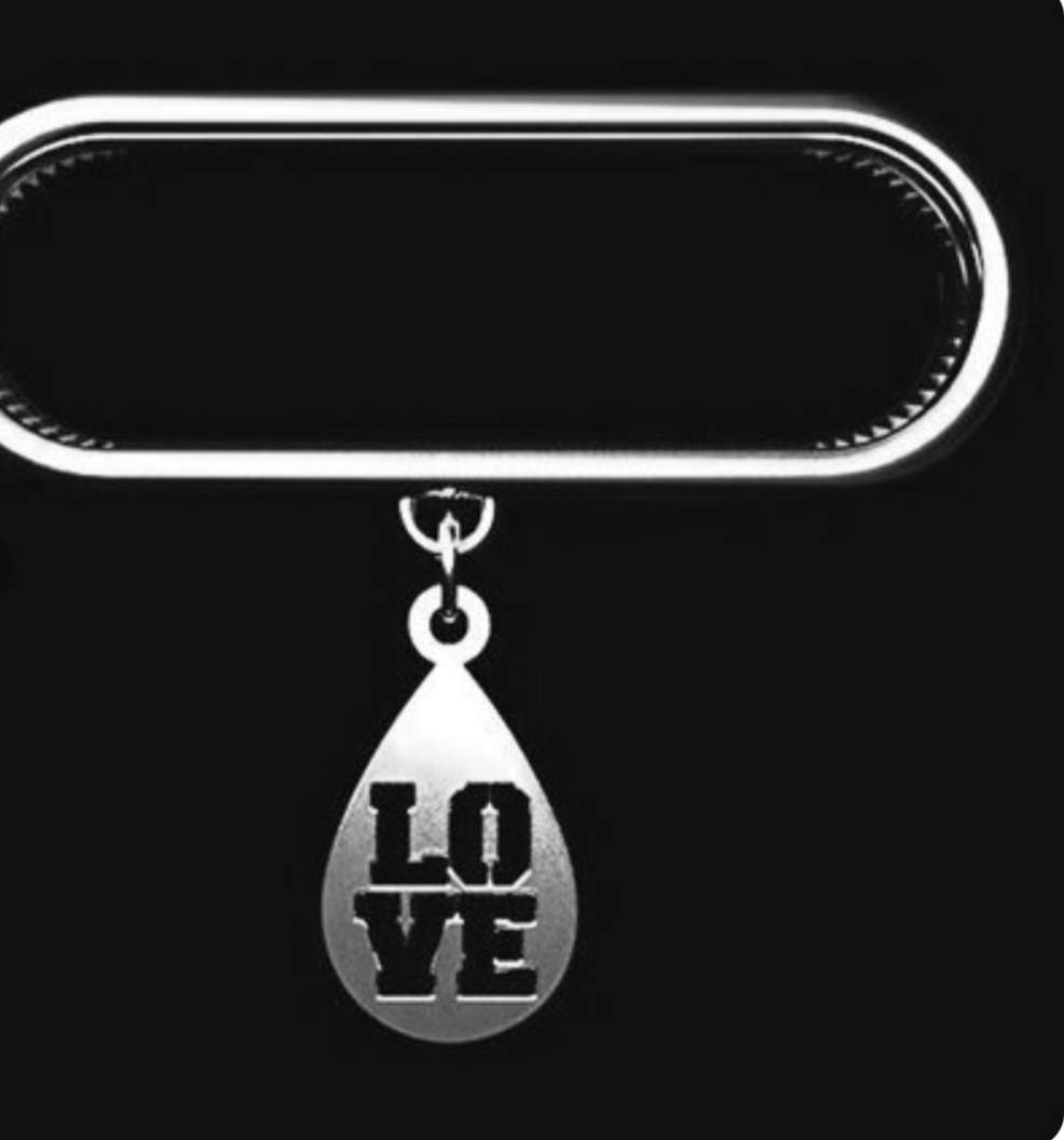 اویز ساعت نقره دستساز مدل love