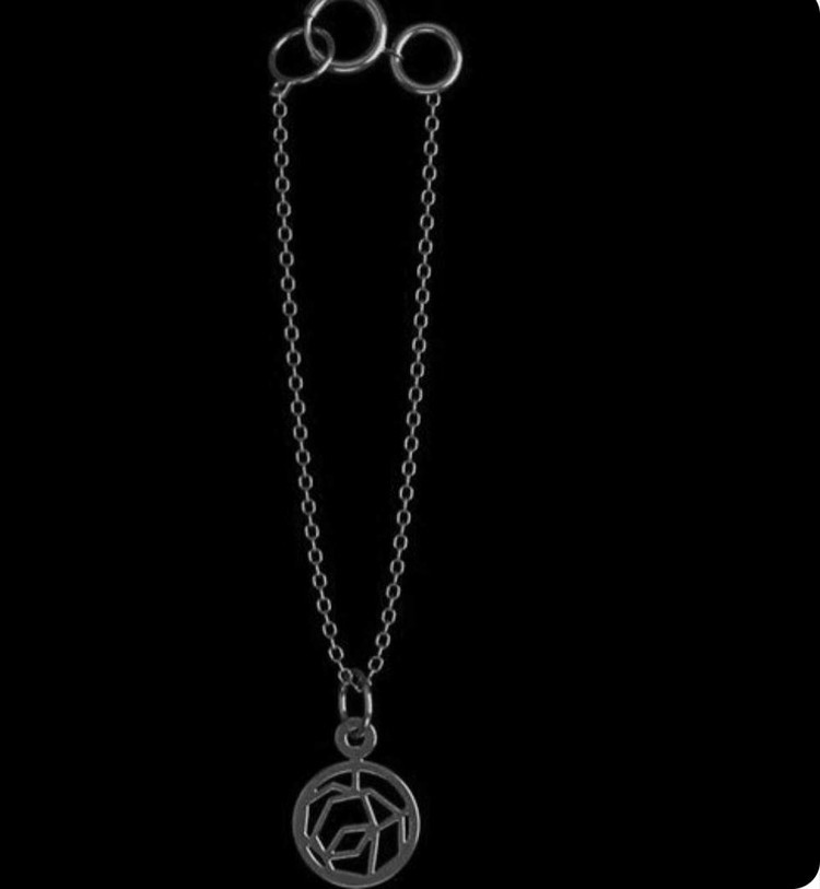 اویز ساعت نقره مدل طرحدار 310