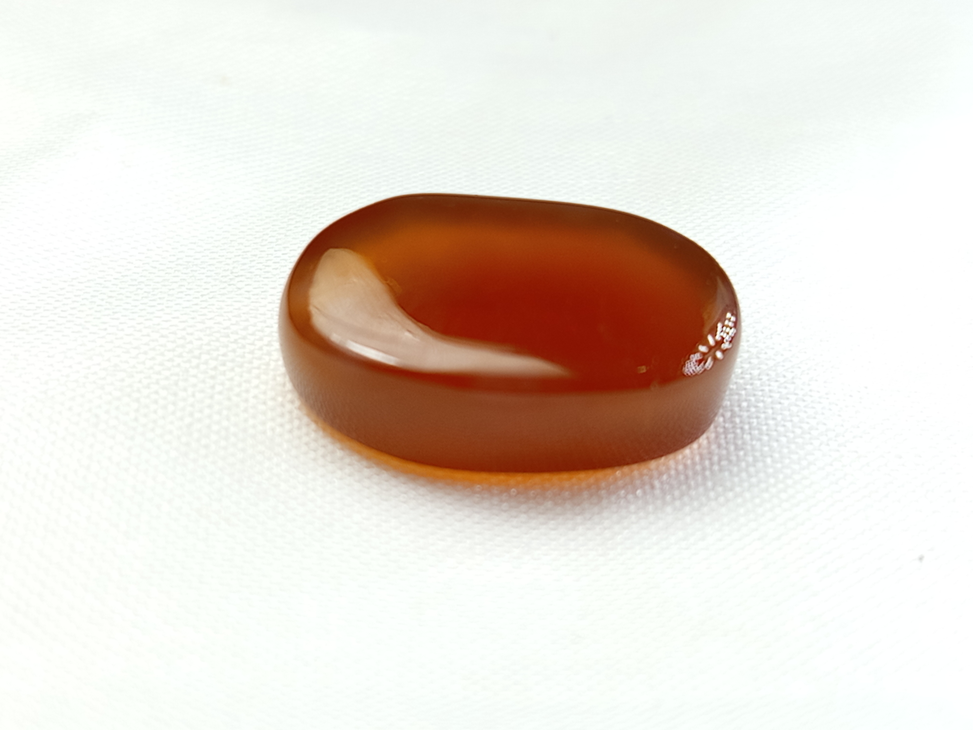 نگین عقیق یمنی ساده و زیبا