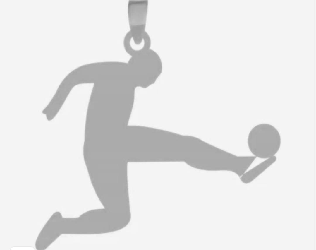 پلاک نقره مدل فوتبال